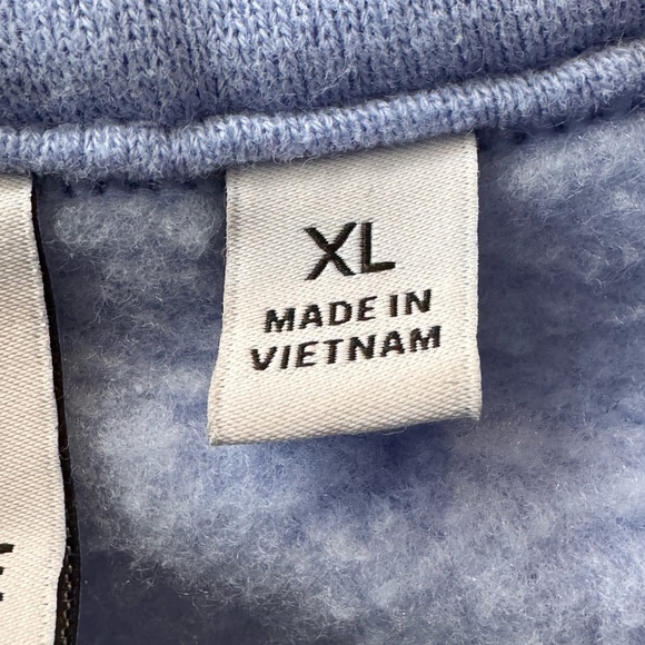 Aritzia Women’s Cozy Sweatfleece Mega Zip Hoodie in “Wildflower Blue” Size XL💜💙 - Picture 8 of 10